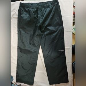 Columbia Men's Omni Tech Waterproof Breathable Black Pants XXL 32L